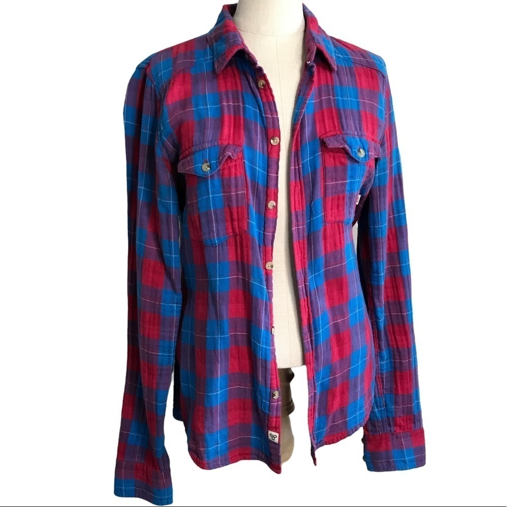 Aritizia - TNA - Flannel Button Down - Size Small